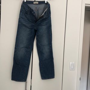 Madewell classic straight jeans
